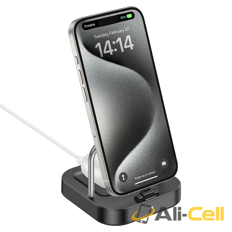 Wireless charger “CQ16B Astute” 2-in-1 (Cq16b Black)