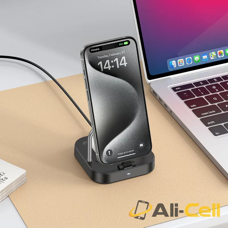 Wireless charger “CQ16B Astute” 2-in-1 (Cq16b Milky White) — 7