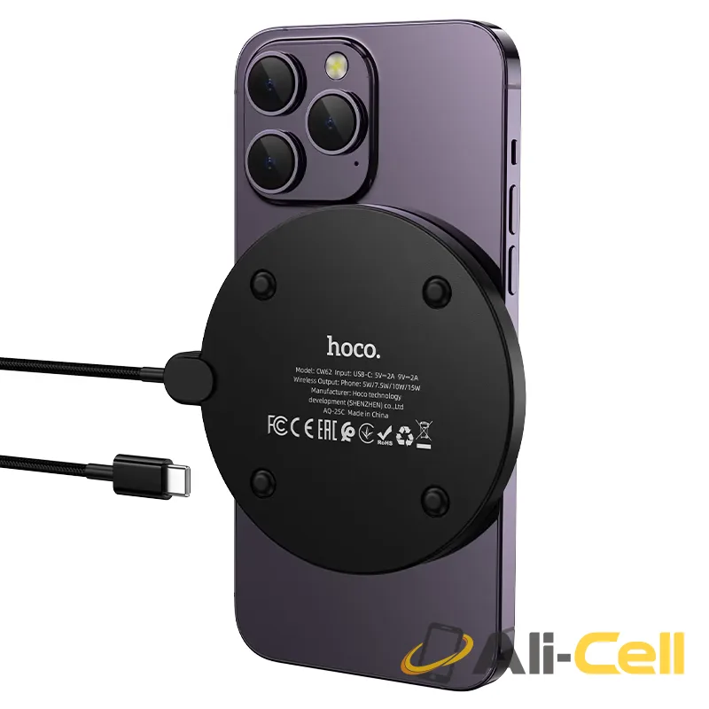 Wireless charger “CW62 Peak” 15W (Cw62 Black) — 6