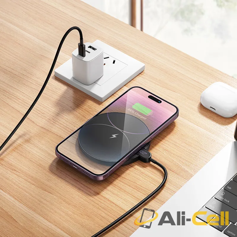 Wireless charger “CW62 Peak” 15W (Cw62 Black) — 7