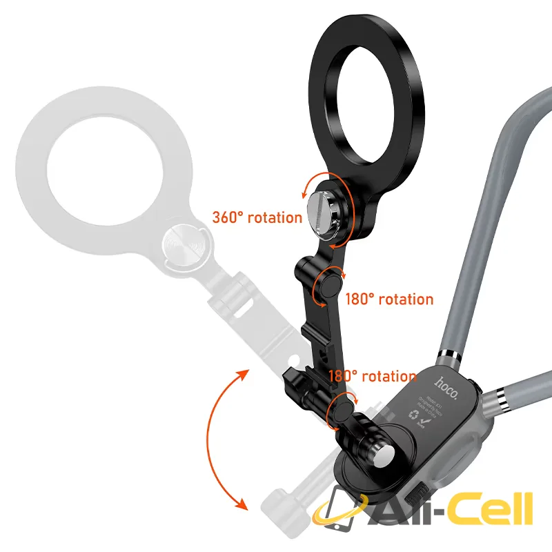 Neck-hanging holder “K31 Campo” magnetic (K31 Black Grey) — 5