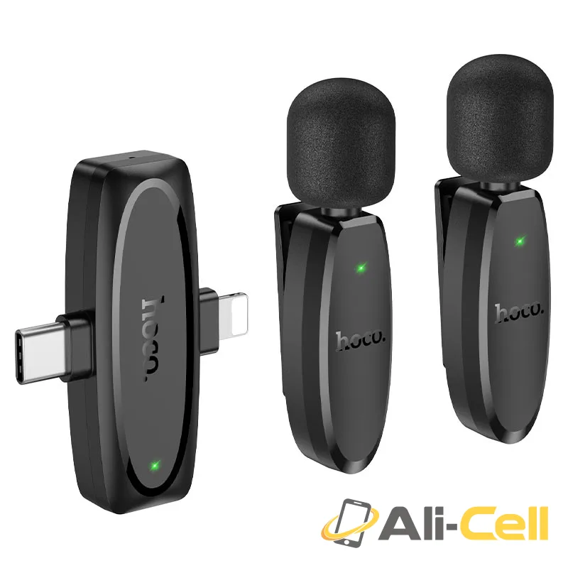 Wireless microphones “L15 Crystal” iP+Type-C ver. (L15 Ip Tc Black) — 2