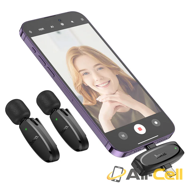 Wireless microphones “L15 Crystal” iP+Type-C ver. (L15 Ip Tc Black) — 4