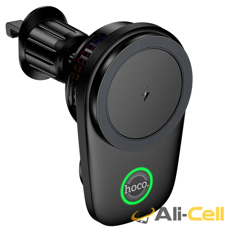 Car wireless charger “HW36” for air outlet (Hw36 Black)