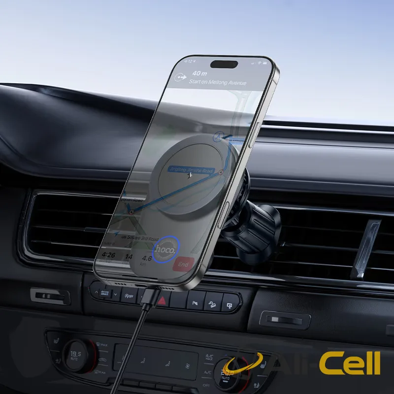 Car wireless charger “HW36” for air outlet (Hw36 Black) — 7
