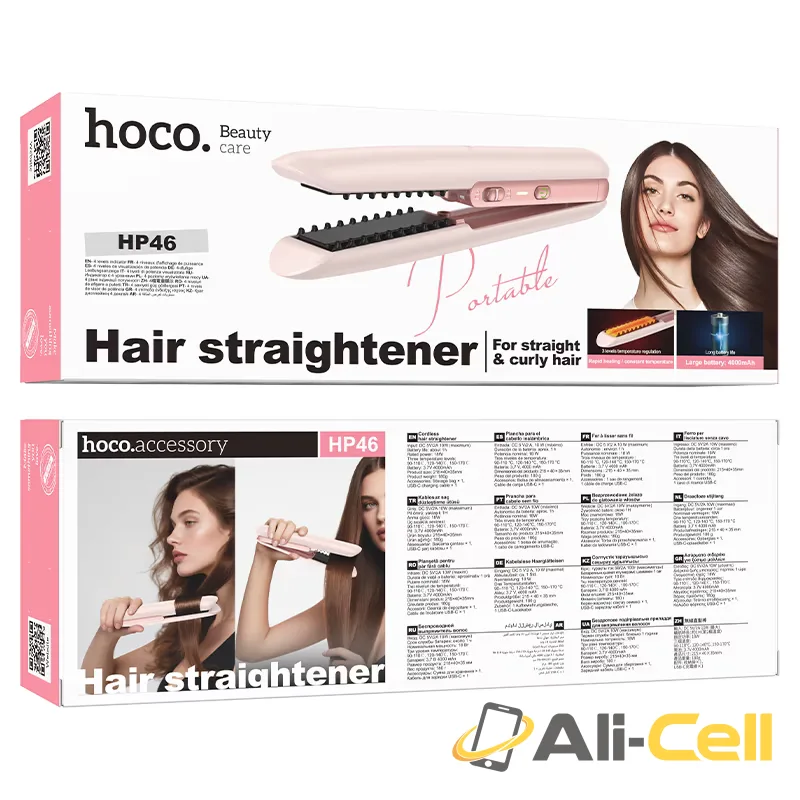 Dual-function wireless hair styler “HP46 Explicit” (Hp46 Pink) — 8