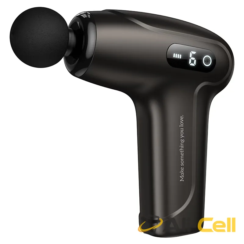 Handheld percussion massager “HP51” (Hp51 Metal Grey) — 2