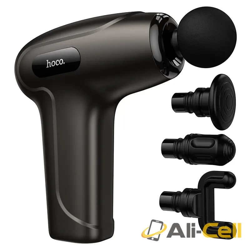 Handheld percussion massager “HP51” (Hp51 Metal Grey) — 5