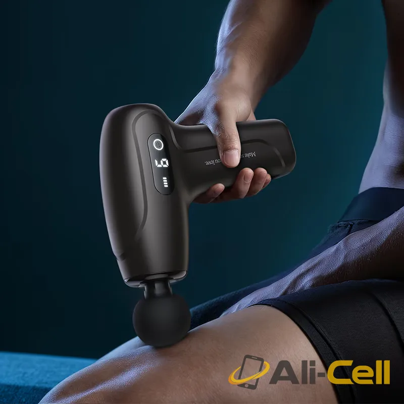 Handheld percussion massager “HP51” (Hp51 Metal Grey) — 6