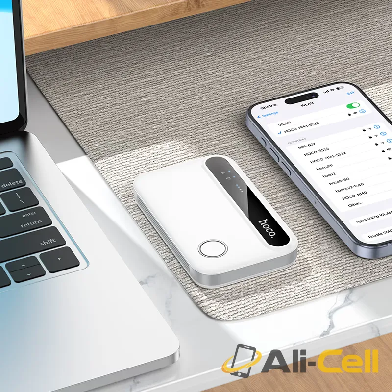 Portable Wi-Fi 6 sim router “HI41” 4G 3hrs (Hi41 White) — 6