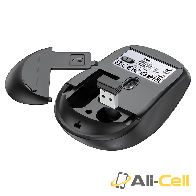 Wireless mouse “GM28” 2.4G (Gm28 Black Metal Grey) — 4