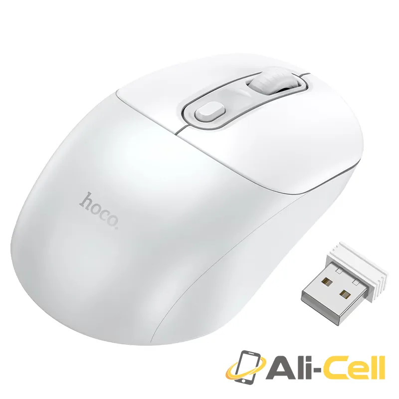 Wireless mouse “GM28” 2.4G (Gm28 White Grey)