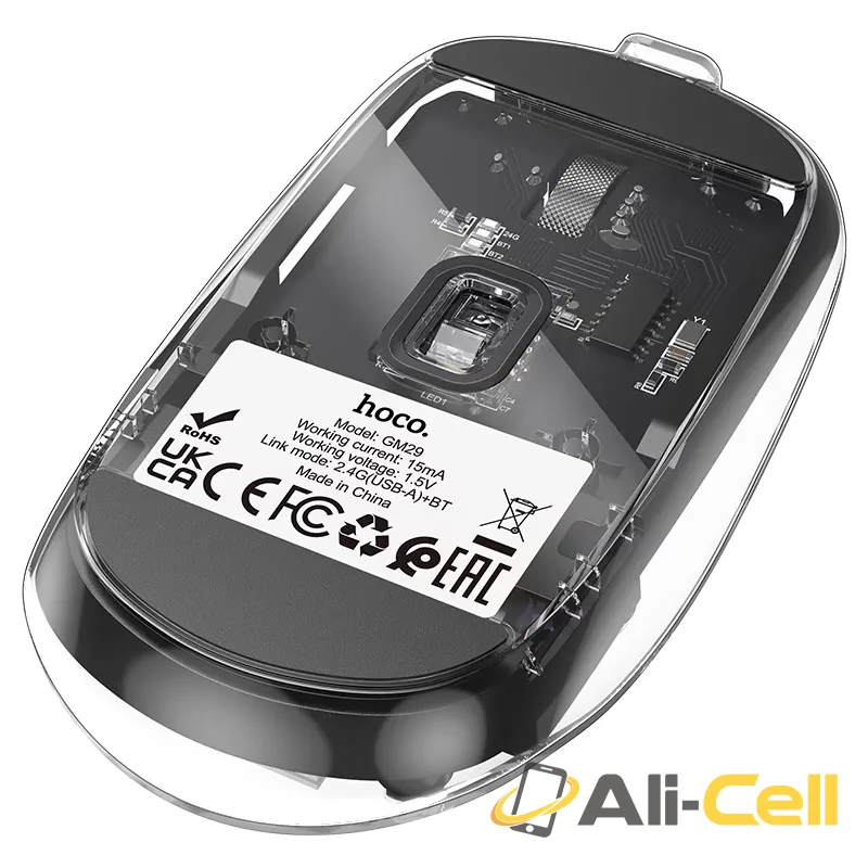 Wireless mouse “GM29 Mysterious” 2.4G / BT (Gm29 Space White) — 4
