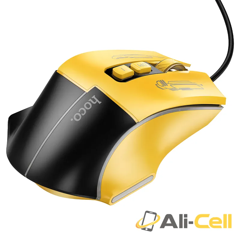 Wired mouse “GM31 Overlord” gaming (Gm31 Black Yellow) — 4