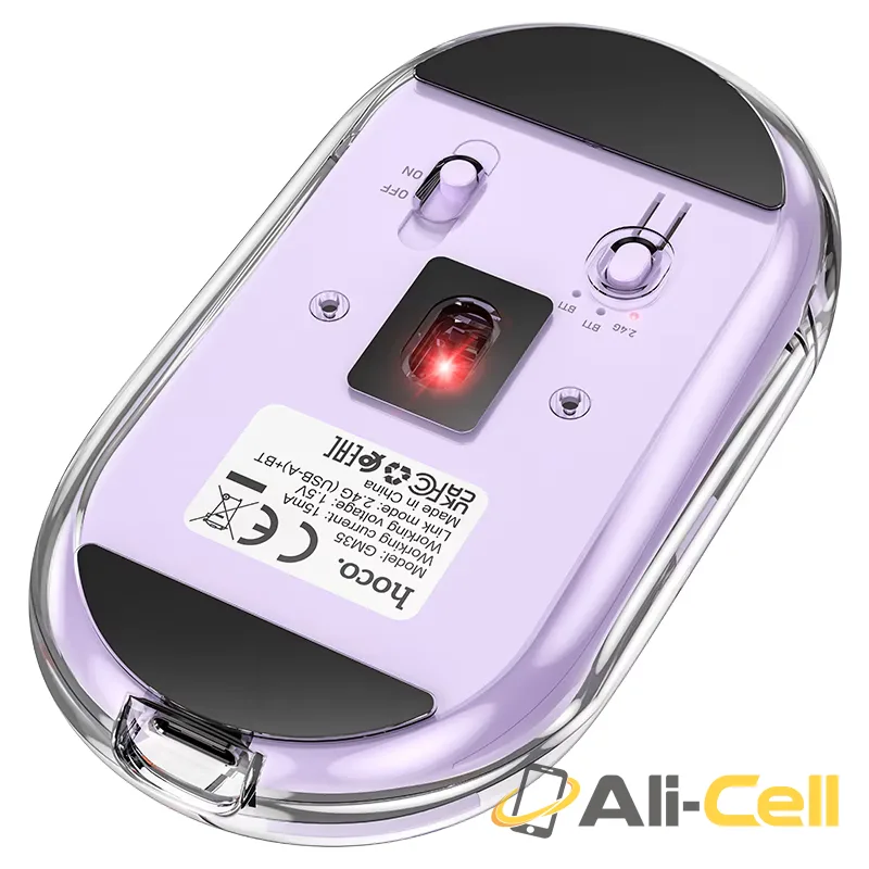 Wireless mouse “GM35 General” 2.4G / BT (Gm35 Romantic Purple) — 5