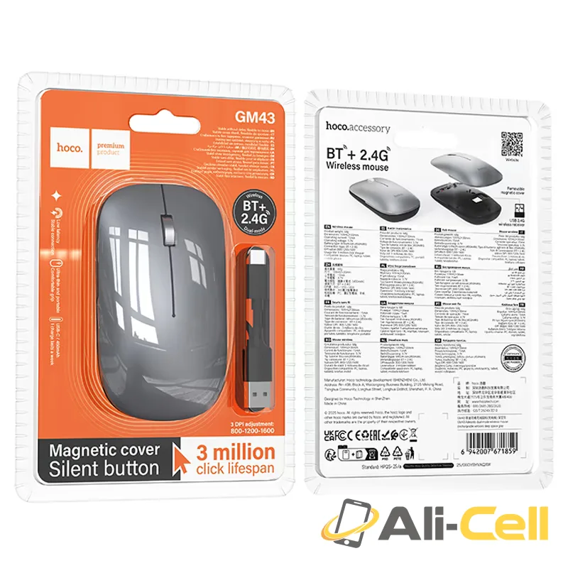 Wireless mouse “GM43 Adelanto” 2.4G / BT (Gm43 Deep Space Grey) — 8