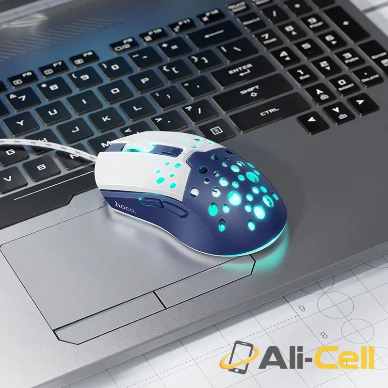 Wired mouse “GM51 Sky” gaming (Gm51 Black Yellow) — 8