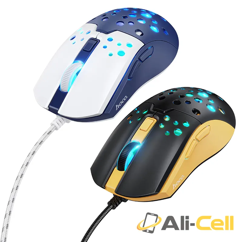 Wired mouse “GM51 Sky” gaming (Gm51 White Blue) — 6