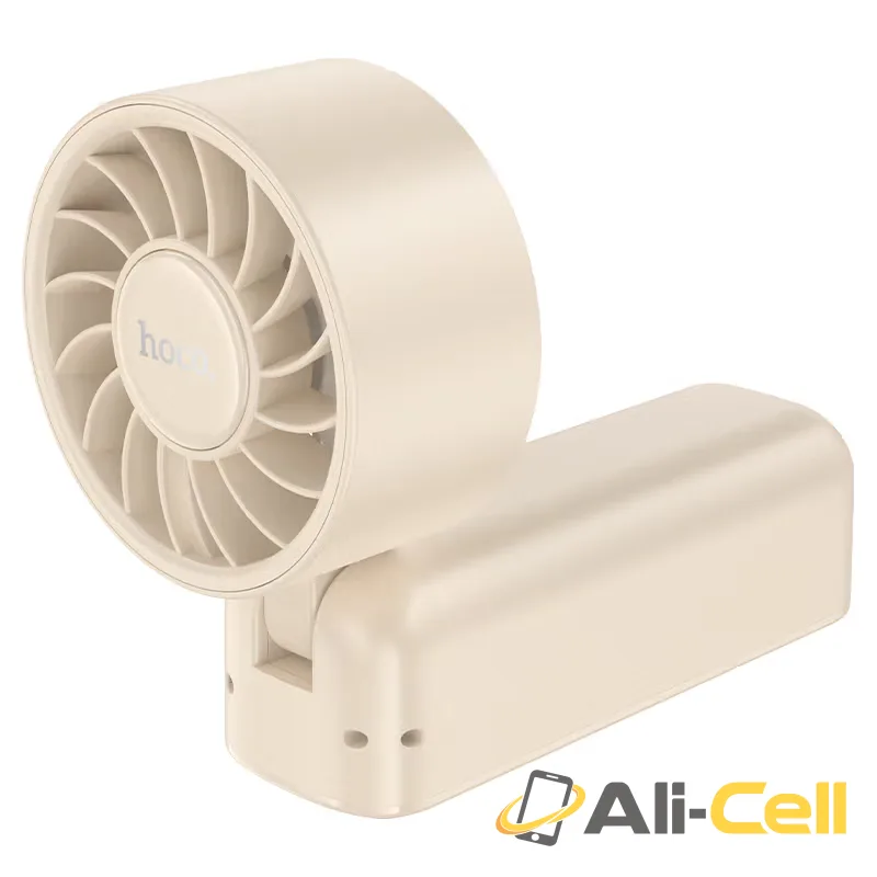 Portable fan “HX602” handheld and desktop (Hx602 Apricot) — 4