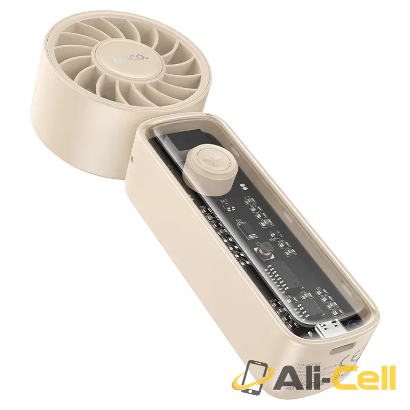Portable fan “HX602” handheld and desktop (Hx602 Apricot) — 5