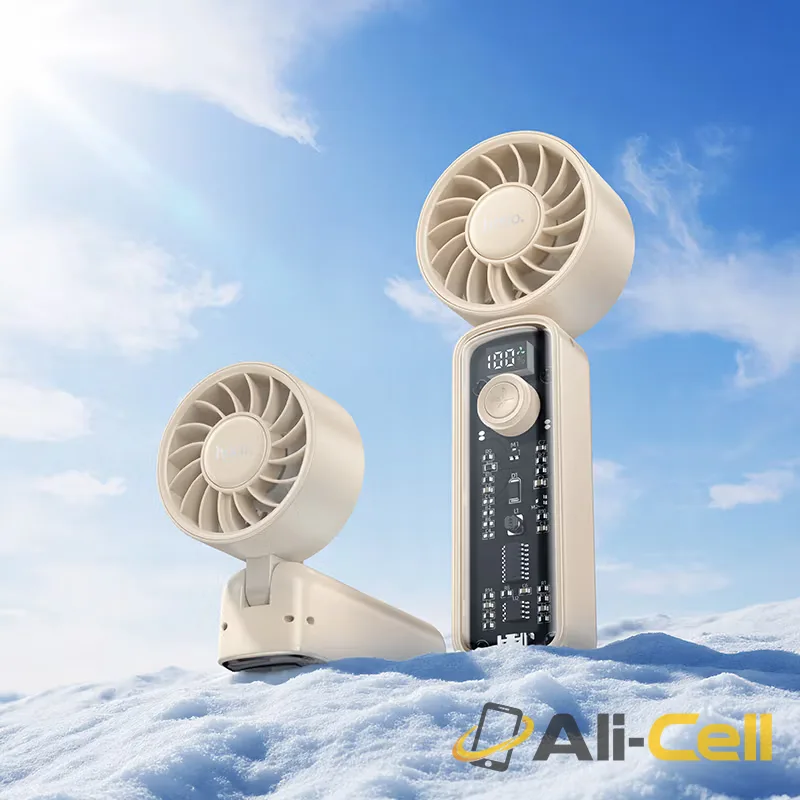 Portable fan “HX602” handheld and desktop (Hx602 Apricot) — 8