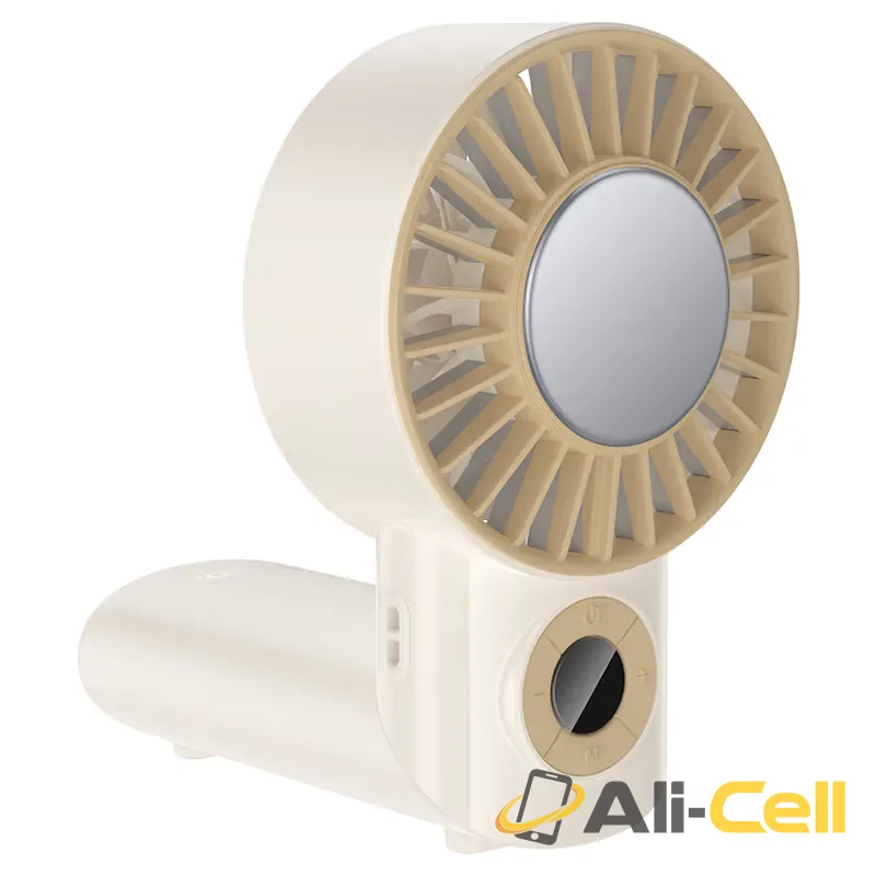 Portable fan “HX605 Ice pack” handheld and desktop (Hx605 Beige) — 3
