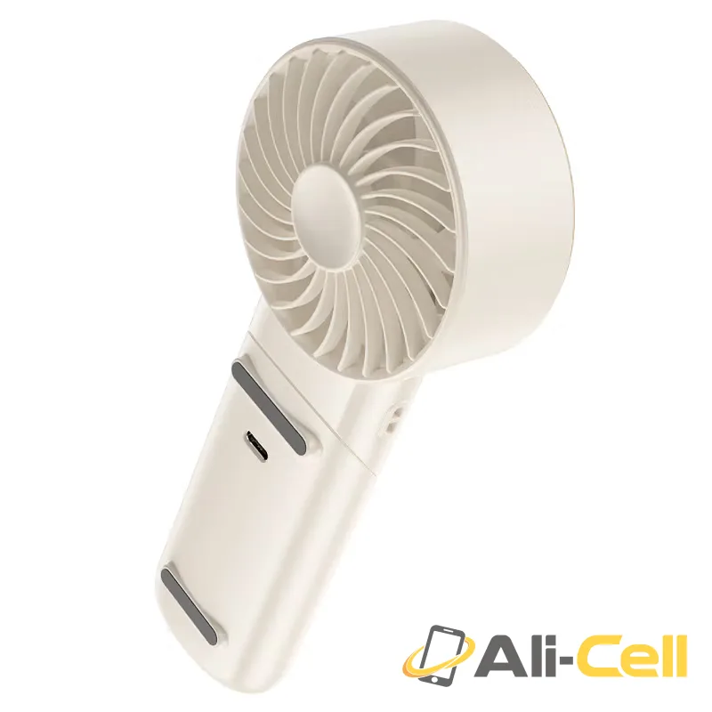 Portable fan “HX605 Ice pack” handheld and desktop (Hx605 Beige) — 5