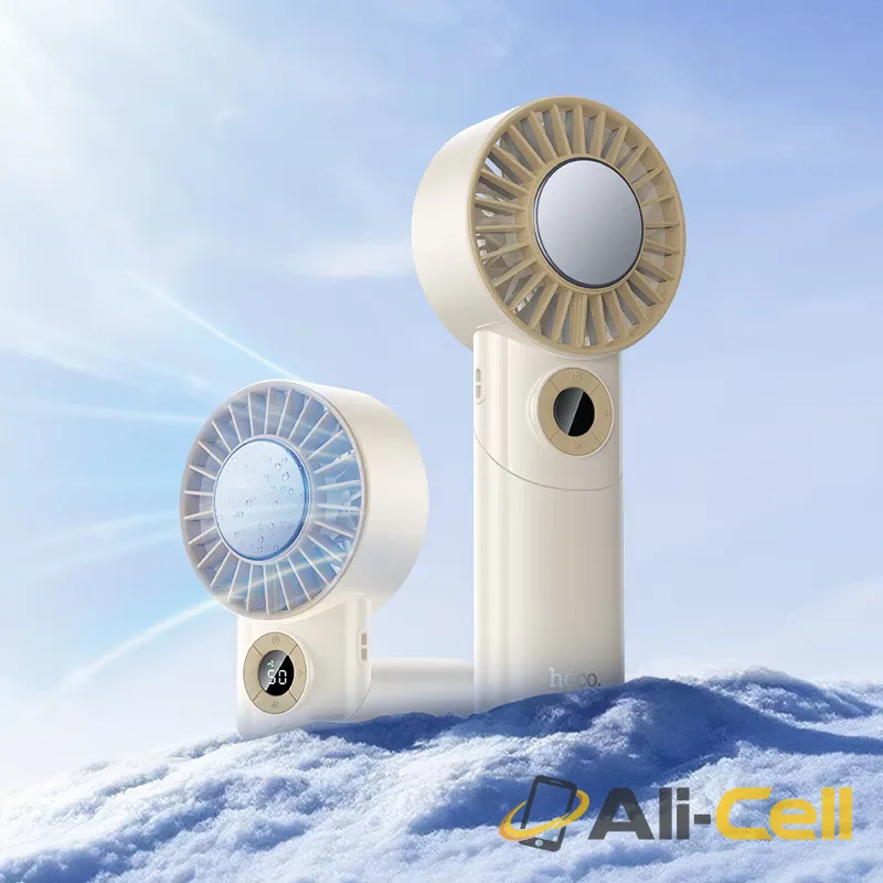 Portable fan “HX605 Ice pack” handheld and desktop (Hx605 Beige) — 8