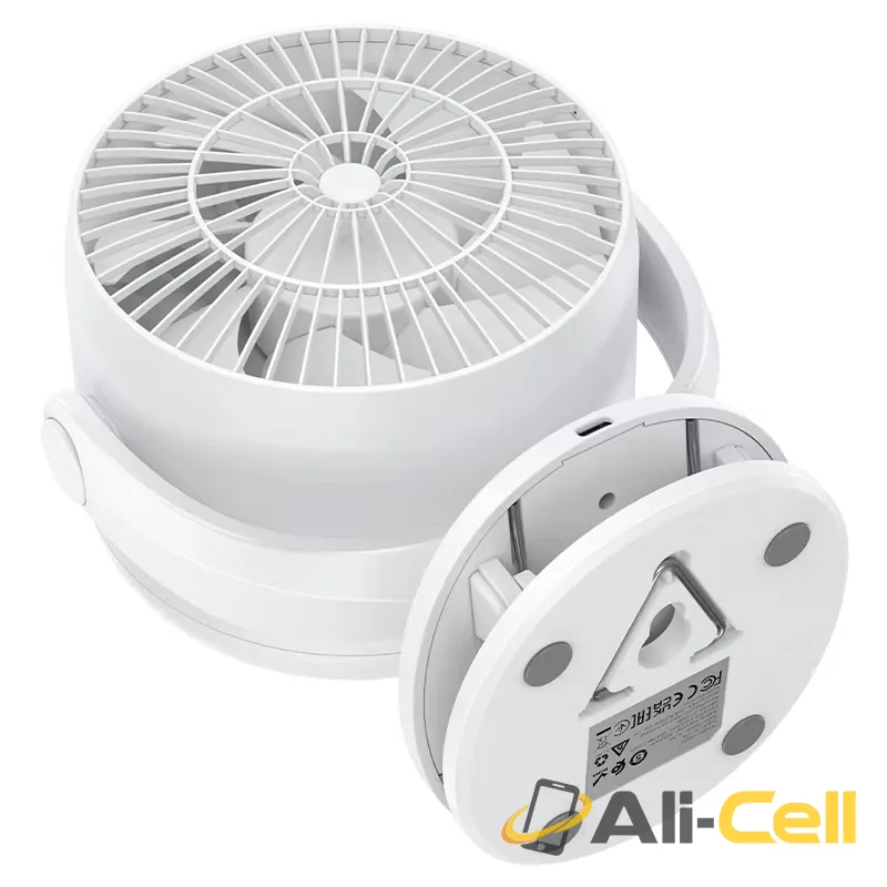 Portable fan “HX608” clip-on or stand (Hx608 White) — 5