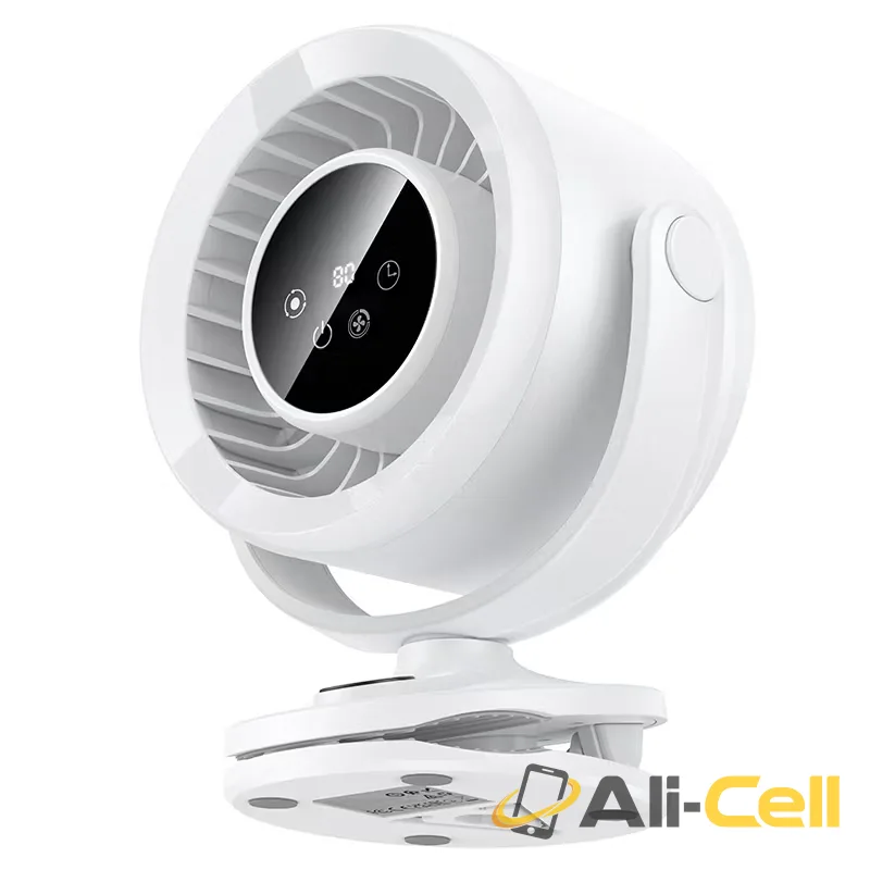 Portable fan “HX608” clip-on or stand (Hx608 White) — 6