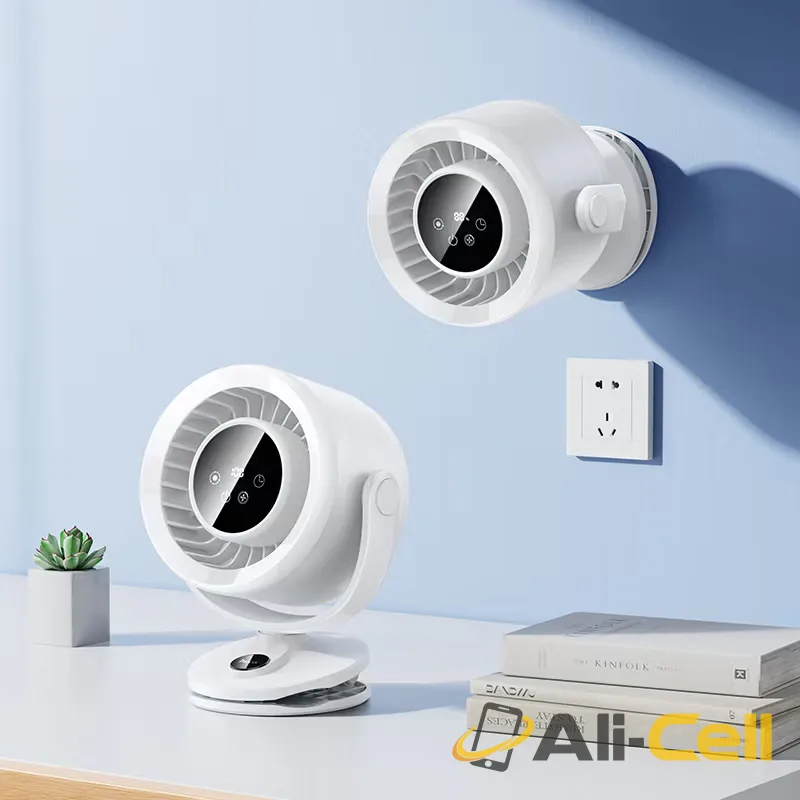 Portable fan “HX608” clip-on or stand (Hx608 White) — 7
