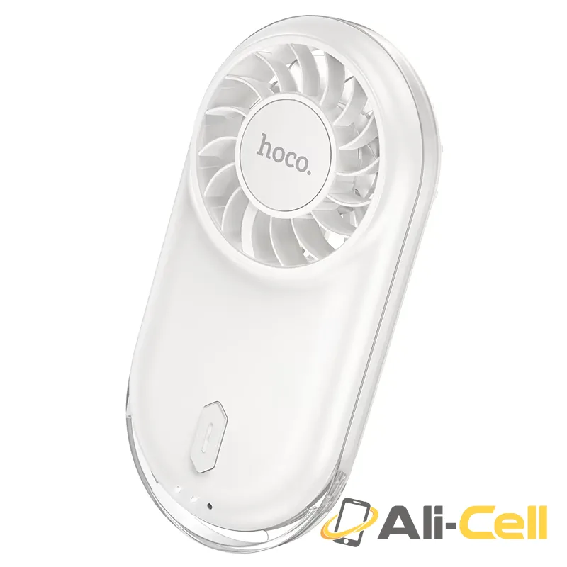 Portable fan “HX611” ultra-thin handheld (Hx611 Milky White) — 2