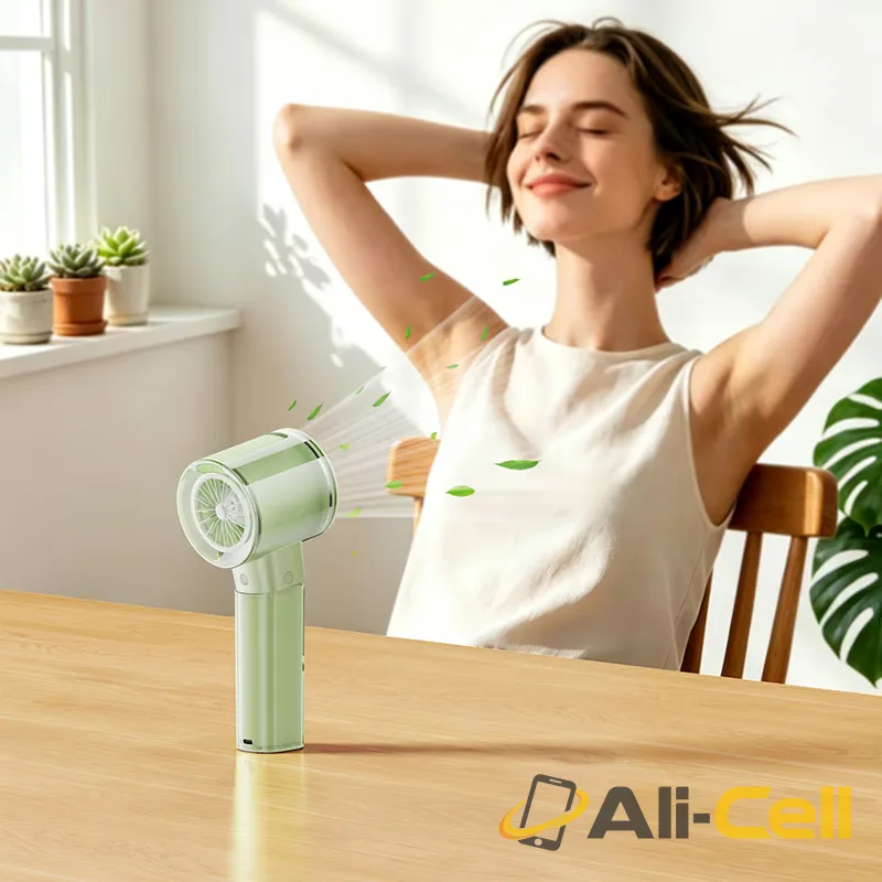Portable fan “HX614 Spray” with humidifier (Hx614 Pearl White) — 7