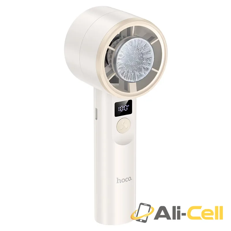 Portable fan “HX612 Ice pack” handheld and desktop (Hx612 White)
