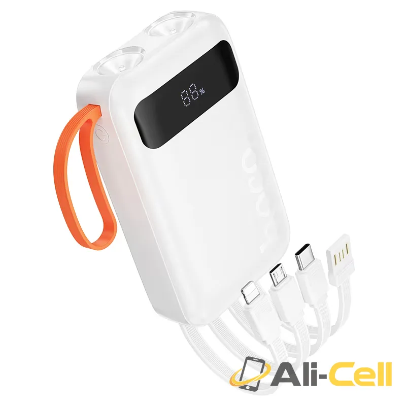Power bank “J151 Spirit” 10W 4 cables 10000mAh (J151 White)