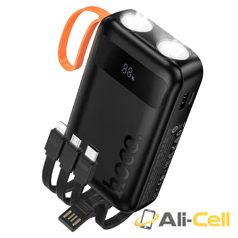 Power bank “J151 Spirit” 10W 4 cables 10000mAh (J151 White) — 2