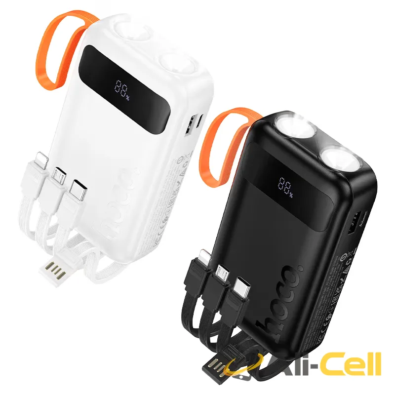 Power bank “J151 Spirit” 10W 4 cables 10000mAh (J151 White) — 6