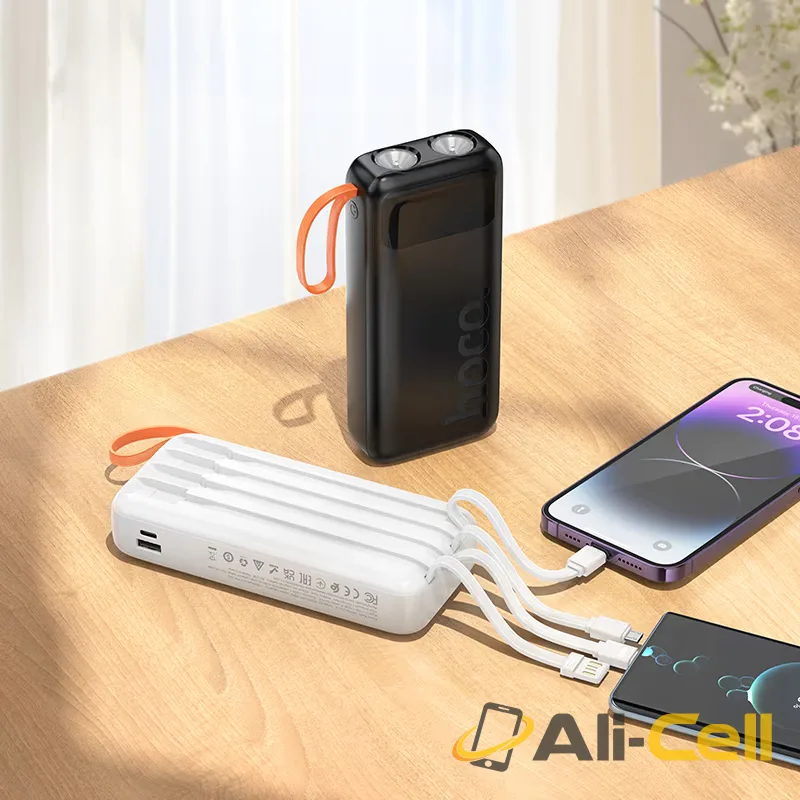 Power bank “J151A Spirit” 10W 4 cables 20000mAh (J151a Black) — 7