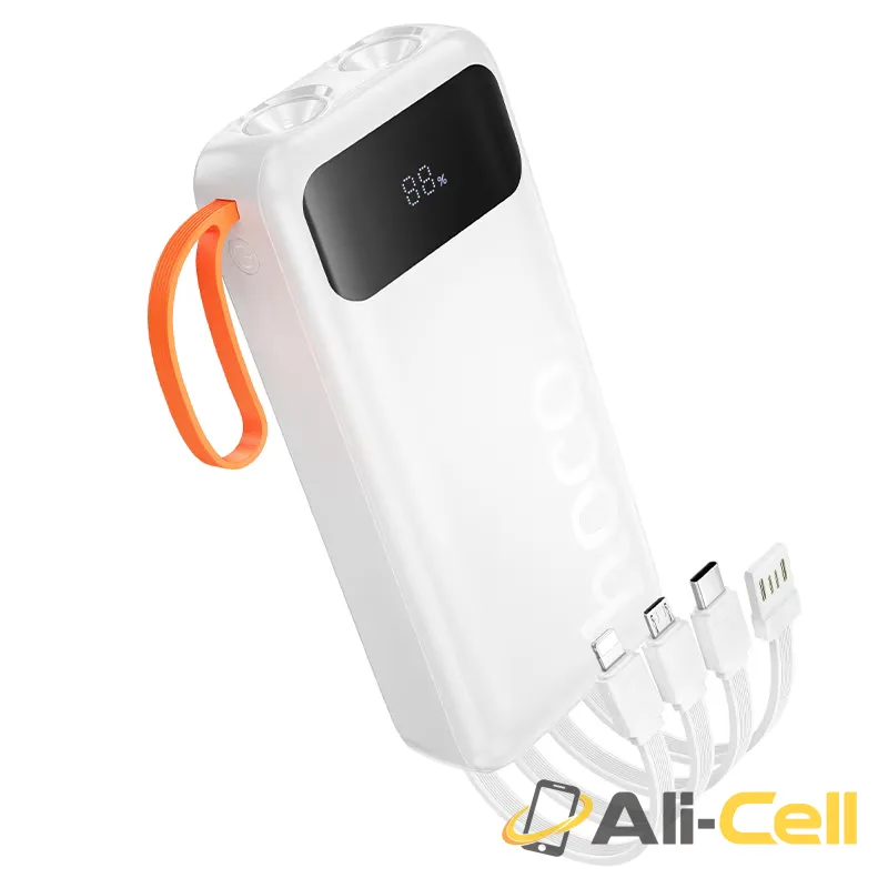 Power bank “J151A Spirit” 10W 4 cables 20000mAh (J151a White)