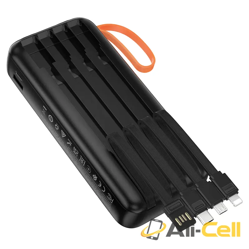 Power bank “J151A Spirit” 10W 4 cables 20000mAh (J151a White) — 5