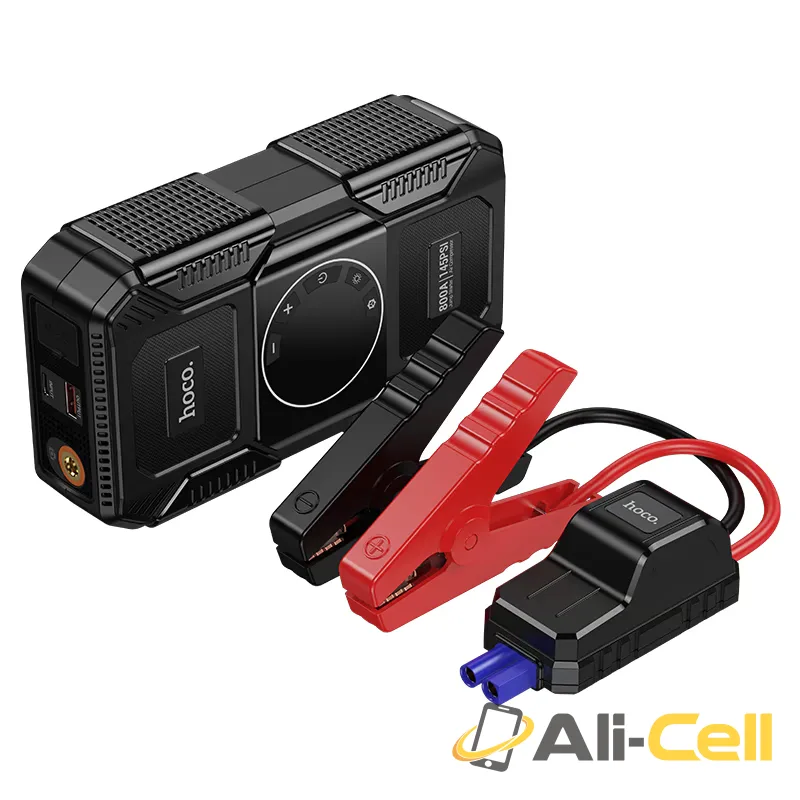 Power bank “QS6 Clever” jump starter + air pump 8000mAh (Qs6 Black) — 4