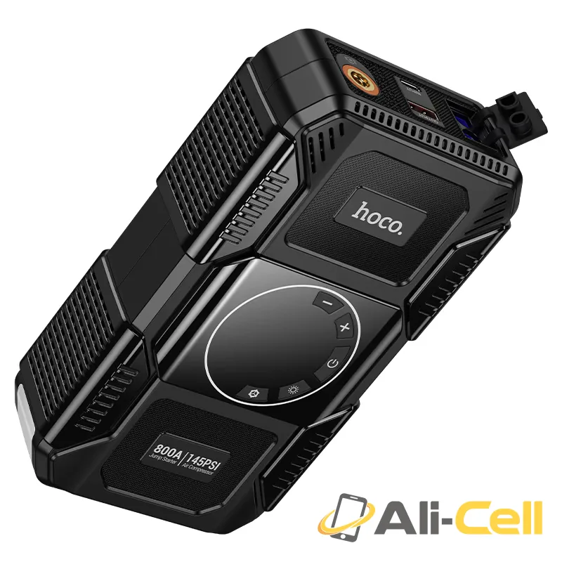 Power bank “QS6 Clever” jump starter + air pump 8000mAh (Qs6 Black) — 6