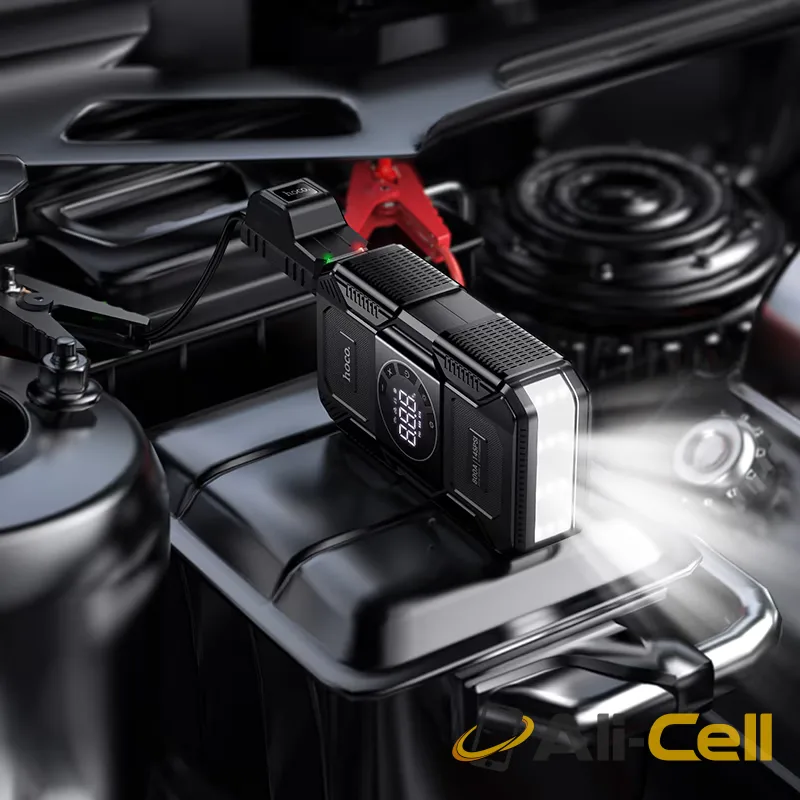 Power bank “QS6 Clever” jump starter + air pump 8000mAh (Qs6 Black) — 7