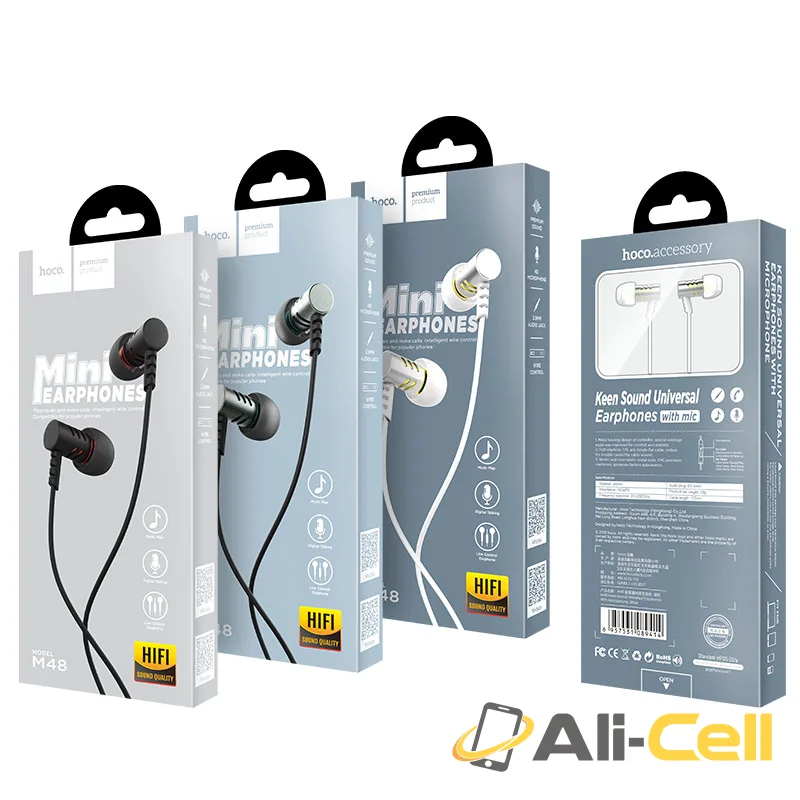 Wired earphones 3.5mm “M48 Keen sound” with mic — 7
