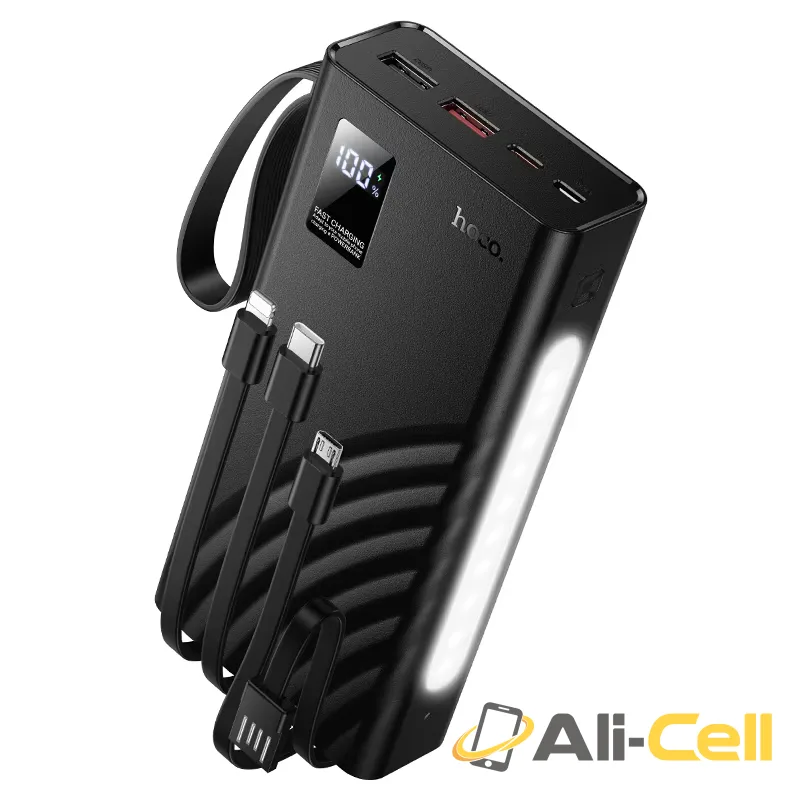 Power bank “J155 Shine” 22.5W + PD20W 20000mAh (J155 Black) — 2