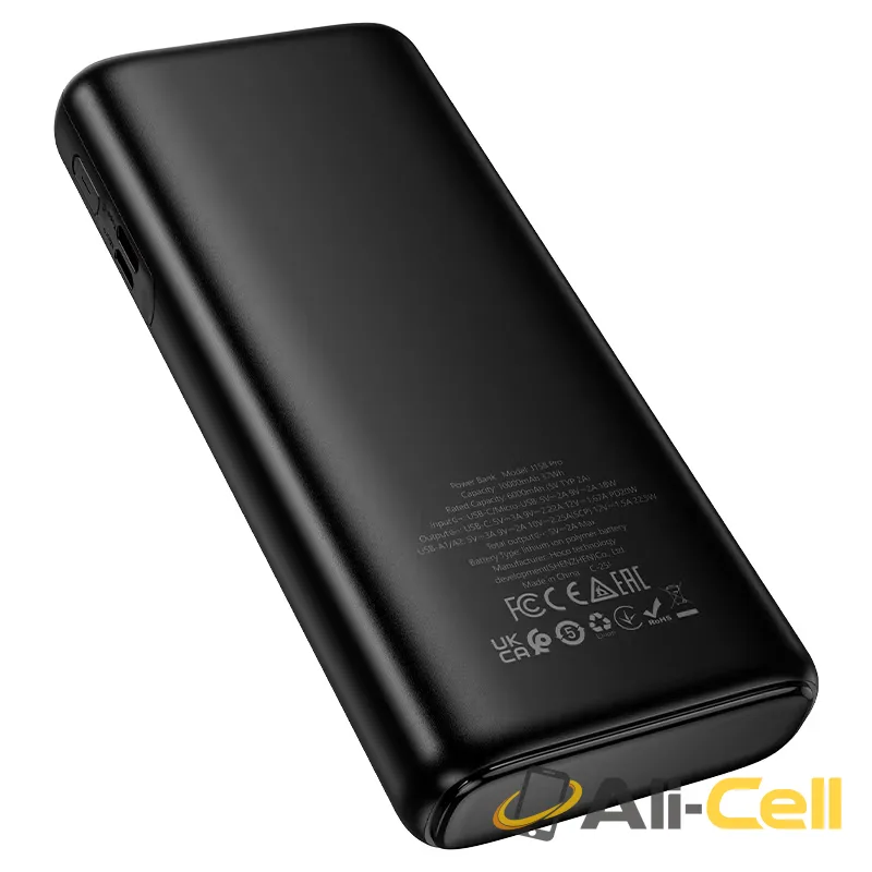 Power bank “J158 Pro Runner” 22.5W + PD20W 10000mAh (J158 Pro Black) — 5