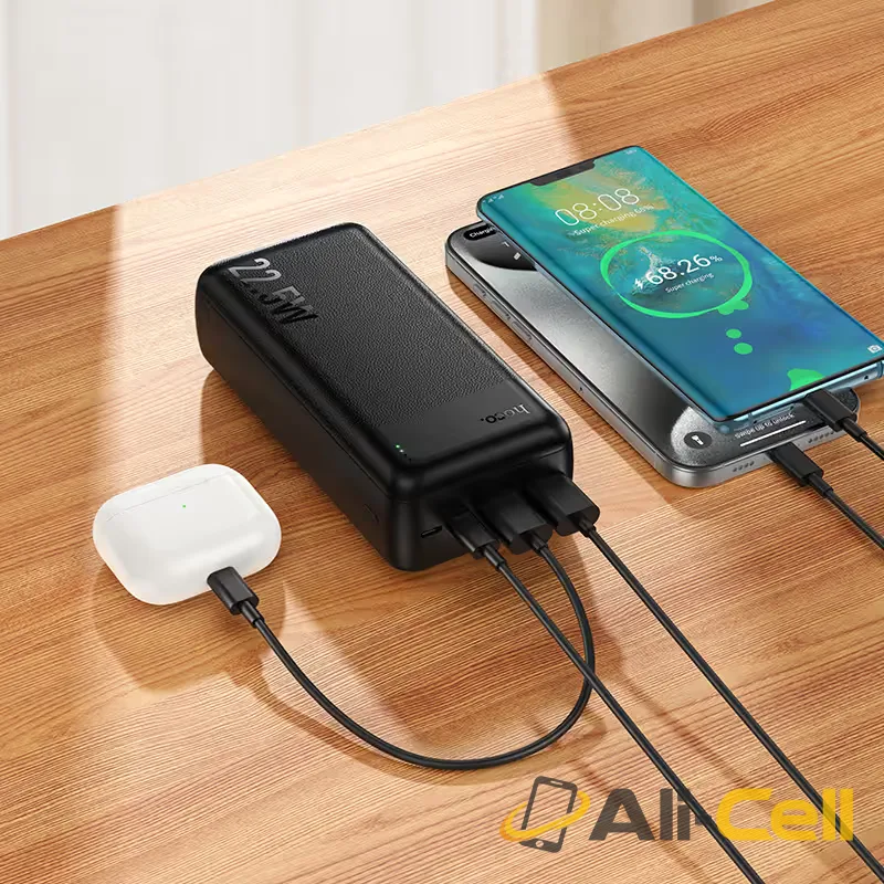 Power bank “J159B Essence” 22.5W + PD20W 30000mAh (J159b Black) — 6