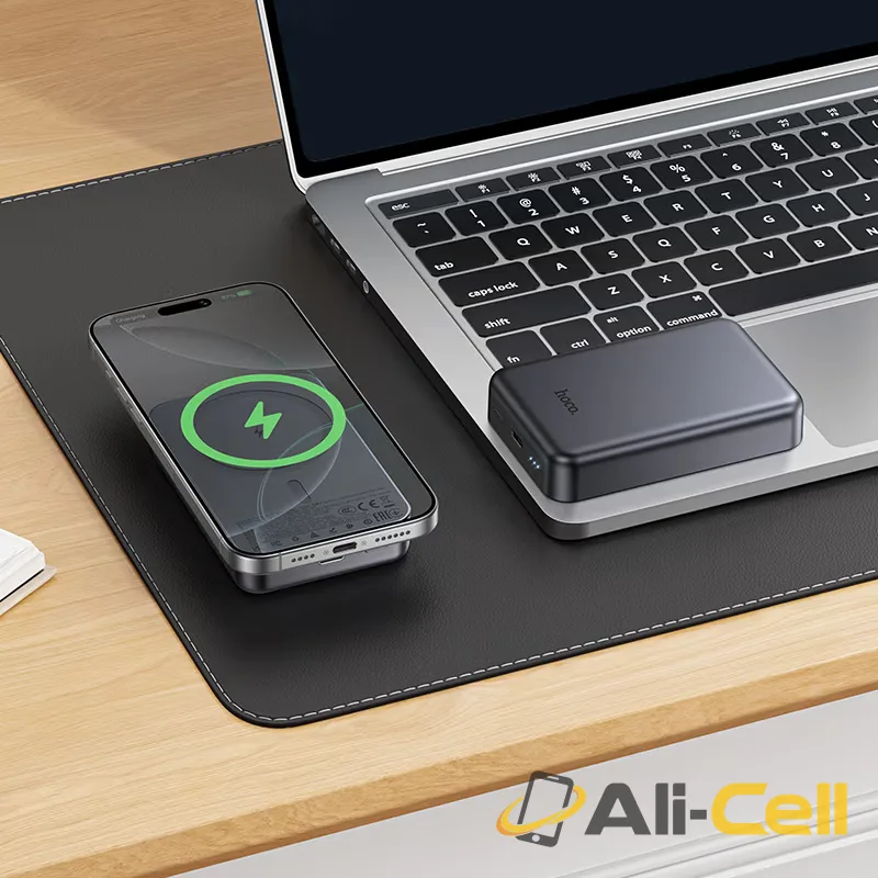 Power bank “J160A Original” PD20W + wireless charging 10000mAh (J160a Metal Grey) — 7