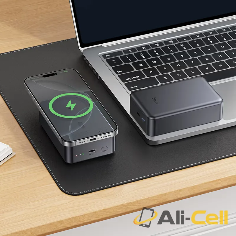 Power bank “J160B Original” PD20W + wireless charging 20000mAh (J160b Metal Grey) — 7