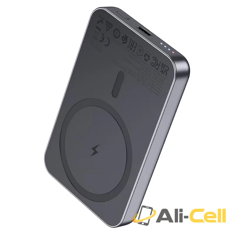Power bank “J160 Original” 10W + wireless charging 5000mAh (J160 Metal Grey)